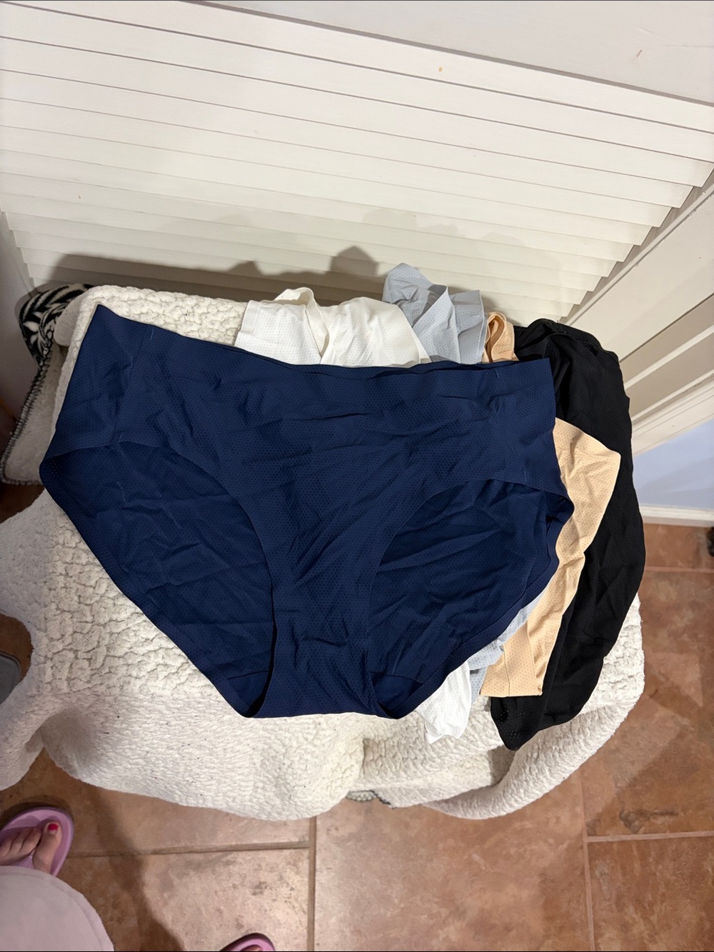 Seamless High-Waist Women's Panty - Navy